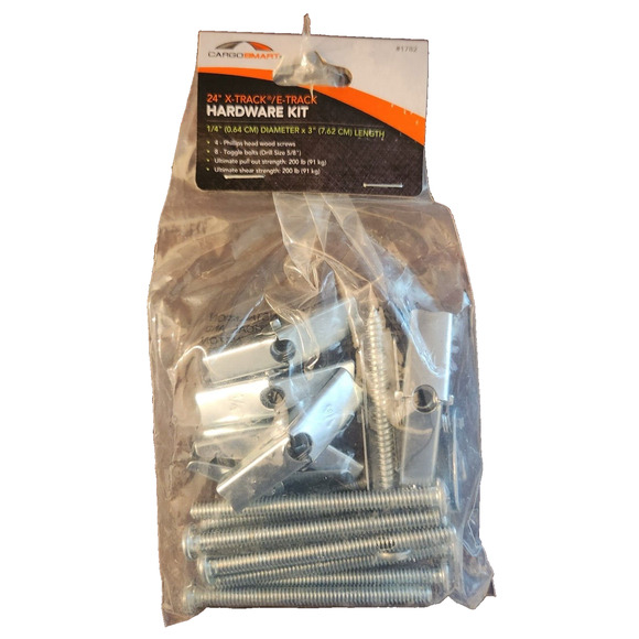 CargoSmart 24in. X-Track/E-Track Hardware Kit, Model# 1782 - Picture 1 of 3